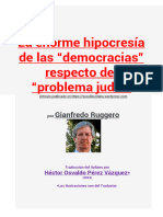 La Enorme Hipocresía de Las “Democracias” Respecto Del “Problema Judío”_Ruggero, Gianfredo