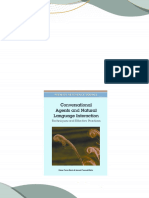 Conversational Agents and Natural Language Interaction Techniques and Effective Practices 1st Edition Diana Perez-Marin All Chapters Instant Download