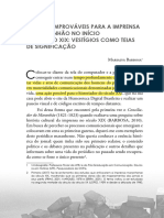 Olhares Improváveis Para a Imprensa Do Maranhão No Início Do Século Xix Vestigios Como Teias de Significação de Marialva Barbosa