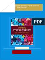 Complete Download Exercising Essential Statistics Fourth Edition Evan Berman PDF All Chapters