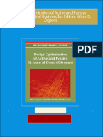 Immediate download Design Optimization of Active and Passive Structural Control Systems 1st Edition Nikos D. Lagaros ebooks 2024