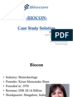 Biocon Case Study