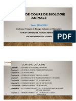 Cours de Biologie Animale U-man_2023-2024-1