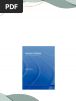 Instant Download Business Clusters An International Perspective Routledge Studies in Business Organization and Networks 1st Edition Martin Perry PDF All Chapters