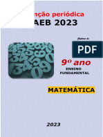 Prévia SAEB 9 Ano Mat Cad Alunos 2