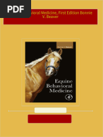 Equine Behavioral Medicine, First Edition Bonnie V. Beaver 2024 scribd download