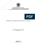 Atividade da lactoperoxidase no leite de vacas Girolando