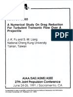 A Numerical Study On Drag Reduction