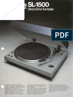 Technics  SL 1500 Brochure