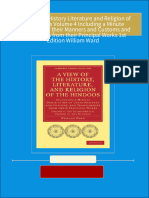 Get A View of the History Literature and Religion of the Hindoos Volume 4 Including a Minute Description of their Manners and Customs and Translations from their Principal Works 1st Edition William Ward free all chapters