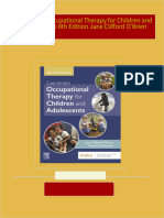 Instant download Case-Smith's Occupational Therapy for Children and Adolescents, 8e 8th Edition Jane Clifford O'Brien pdf all chapter