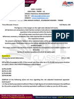 CMA FINAL - SFM - TEST PAPER