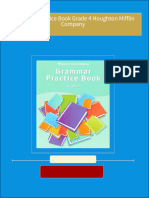 Complete Download Grammar Practice Book Grade 4 Houghton Mifflin Company PDF All Chapters