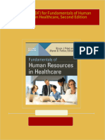 Full Download (eTextbook PDF) for Fundamentals of Human Resources in Healthcare, Second Edition PDF DOCX