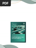 Handbook of Research Methods and Applications in Experimental Economics 1st Edition Arthur Schram 2024 scribd download