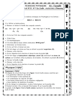 Devoir de Contrôle N°2 - Sciences physiques - Bac Informatique (2020-2021) Mr Taoufik Souissi