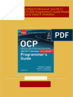 Full download OCP Oracle Certified Professional Java SE 17 Developer (Exam 1Z0-829) Programmer's Guide Khalid A. Mughal & Vasily A. Strelnikov pdf docx