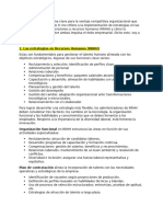 Integración estrategica de RRHH y Operaciones