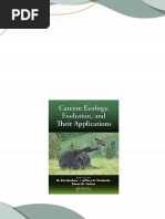 Download Complete Carrion Ecology Evolution and Their Applications 1st Edition M. Eric Benbow PDF for All Chapters