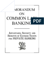 Banking memorandum 