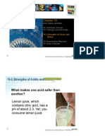 Strength of Acids and Bases