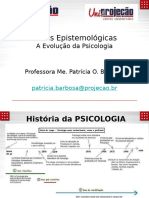 3a Aula - A Evolução da Psicologia - Bases Epstemológicas