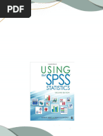 Using IBM SPSS Statistics An Interactive Hands On Approach 2nd ed. Edition James O. Aldrich 2024 scribd download