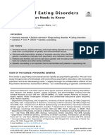 Genetics of Eating Disorders Psc