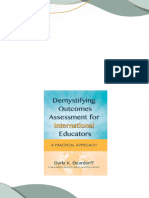 Demystifying Outcomes Assessment for International Educators A Practical Approach 1st Edition Darla K. Deardorff All Chapters Instant Download