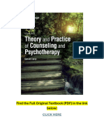 Theory and Practice of Counseling and Psychotherapy 11th Edition TEXTBOOK