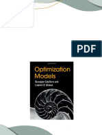 Instant download Optimization Models Instructor s Solution Manual Solutions 1st Edition Giuseppe C. Calafiore pdf all chapter