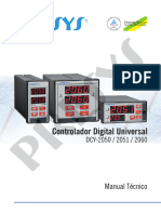 Controladores Digitais Universais Dual Loop Dcy 2050 2050 f 2051 2051 f 2060 2060 f Manual