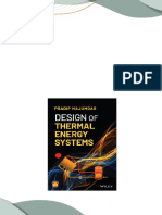 PDF Design of Thermal Energy Systems 1st Edition Pradip Majumdar download