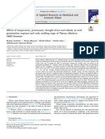 2023. Effects of temperature, provenance, drought stress and salinity on seed germination response and early seedling stage of Thymus atlanticus (Ball) Roussine