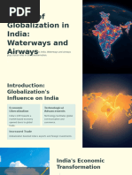 Impact of Globalization in India Waterways and Airways