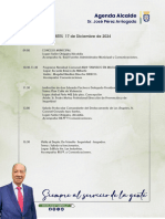 Agenda Alcalde martes 17 de Diciembre 2024