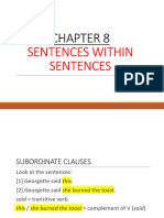 Lecture Chapter 8