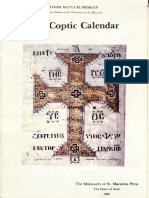 Coptic Calender - Fr Matthew the poor 