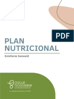 Plan Nutricional  -