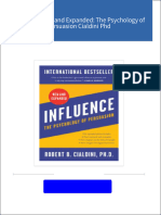 Complete Download Influence, New and Expanded: The Psychology of Persuasion Cialdini Phd PDF All Chapters