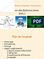 Diffraction Des Electrons Lents