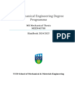 ME Mechanical Thesis Handbook 2425