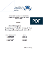 Project proposal for poultry farming