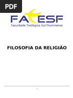 FILOSOFIA DA RELIÃO