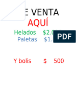 De Venta Aquí