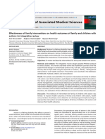 27.Effectiveness of Family Interventions on Health Outcomes of Family and Children With AutismAn Integrative Review