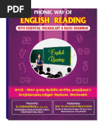 Namma Kalvi Wts Phonic Way English Reading