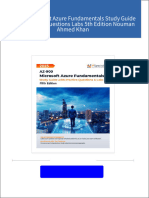 AZ 900 Microsoft Azure Fundamentals Study Guide with Practice Questions Labs 5th Edition Nouman Ahmed Khan all chapter instant download