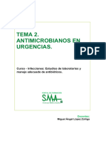 Antimicrobianos en urgencias.