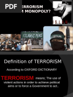 Is Terrorism a Muslim Monopoly